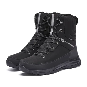 Мужские осенне-зимние противоскользящие водонепроницаемые походные ботинки, мужские уличные противоударные альпинистские треккинговые ботинки для ходьбы