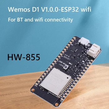 Для Wemos D1 V1.0.0-Модуль разработки ESP32 USB 5 В/3,7 В с питанием от литиевой батареи, WiFi Модуль, совместимый с Bluetooth