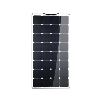 Гибкая прозрачная панель солнечных батарей ETFE PET sunpower на 32 солнечных элемента мощностью 120 Вт для дома