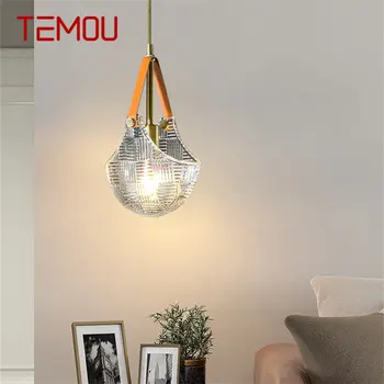 ТЕМА Скандинавский латунный подвесной светильник СВЕТОДИОДНЫЙ Современный Простой Креативный Стеклянный подвесной светильник для дома, столовой, спальни