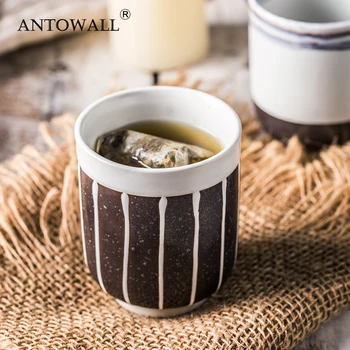 Настенная Чайная чашка Керамический Японский дизайн Кофейная чашка HENGFENG Чашка для питьевой воды Оптовая Качественная Чашка