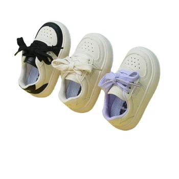 Весенне-осенняя новая спортивная обувь для малышей, детские однотонные модные кроссовки, Горячая детская повседневная обувь