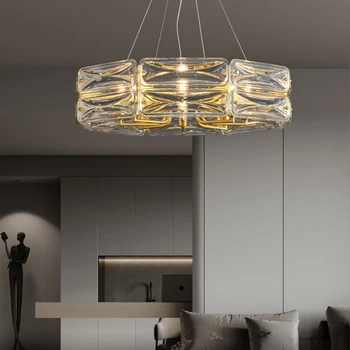 AiPaiTe Light роскошная полностью медная люстра для спальни новая гостиная столовая современное креативное освещение для прихожей и прохода