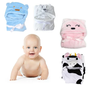 Банное полотенце с капюшоном для детей, детский халат, Милое полотенце с животными, Детское одеяло с мультяшными вещами, Детский халат с капюшоном, Детское банное полотенце для малышей