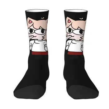 Носки Neco Arc Dress Для Мужчин И Женщин, Теплая Забавная Новинка, Аниме Tsukihime Cat Girl Crew Socks