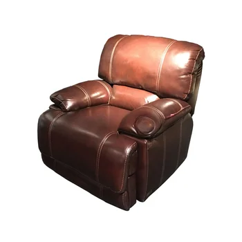 Кресло с электроприводом, Итальянское кресло из натуральной кожи, Театральный диван, Многофункциональный диван-кровать для гостиной с USB-разъемом