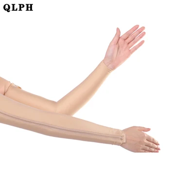 Эластичный рукав для одежды медицинского назначения для операции липосакции руки, Компрессионная повязка с застежкой-молнией, фиксирующая форму рубца.