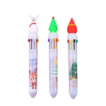 G5AA Прекрасная Шариковая ручка 0,5 мм Многоцветная Рождественская для раковины для детей дошкольного возраста 5