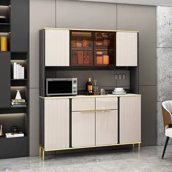 Легкий роскошный обеденный шкаф, многофункциональный шкаф для хранения в гостиной, винный шкаф для столовой, встроенный в стену