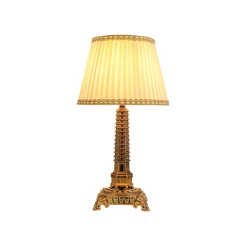 Xl Настольная лампа в американском стиле в стиле ретро, Роскошная прикроватная лампа для спальни с дистанционным управлением затемнением света