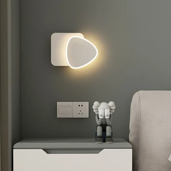 Светодиодный Настенный светильник Для помещений Двух Типов Современная Простота Ламп AC85-265V 10 Вт Лампы для спальни и Читального зала