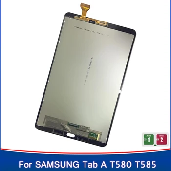 Для Samsung Galaxy Tab A 10,1 SM-T580 SM-T585 T580 T585 ЖК-экран Сенсорный Дисплей Дигитайзер Стекло В Сборе Замена Планшета ЖК-дисплей