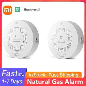Газовая сигнализация Xiaomi Honeywell Smart gas detector wifi sensor safety alarm защита безопасности умного дома приложение smart life work Mihome