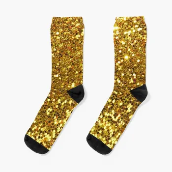Носки с эффектом золотых блесток мужские подарочные носки для мужчин