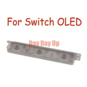 100ШТ Оригинальная кнопка Проводящая резиновая прокладка для Nintendo Switch OLED Контроллер для NS OLED контроллер Ремонт силиконовой кнопки