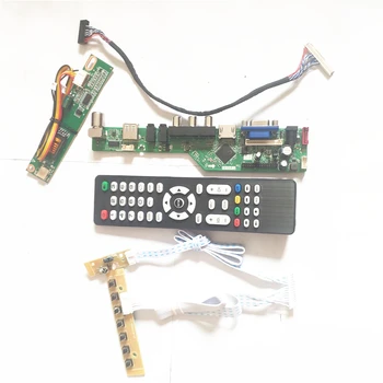 Для TM121XG-02L01/02L02 1CCFL LVDS 20Pin плата T.V53 ЖК-Инвертор + Пульт дистанционного управления + клавиатура HDMI-Совместимый VGA AV USB RF DIY 