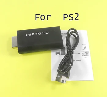 20шт Для PS2-HDMI-совместимый Адаптер Аудио-Видео Конвертера 480i/480p/576i С Выходом 3,5 мм Поддерживает Режимы отображения