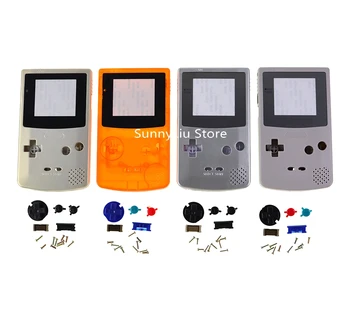 Специальная версия Для GBC Пластиковый корпус Shell Case с экранной линзой Для для Nintendo Gameboy Цветной корпус case с кнопками