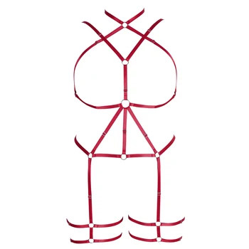 Женское нижнее белье пояс для чулок Harajuku боди с подвязками бондаж Сексуальный жгут Ремень Готический ремень боди Леди Бар Вечеринка бедро игрушка