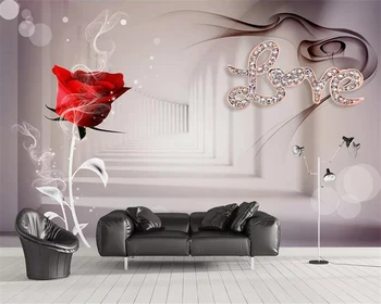 beibehang papel de parede обои на заказ 3d фон бриллиантовый цветок украшение гостиной спальни домашняя живопись обои