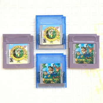 Видеоигра для игровой консоли с 16-битным картриджем, серия Survival Kids 1 2, синий / Гэри Шелл