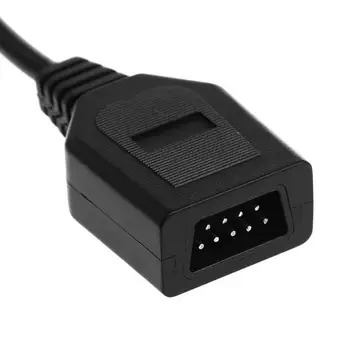 Удлинительный кабель геймпада 1,8 м, 9-контактный интерфейсный металлический удлинительный кабель для игрового контроллера Sega-Genesis