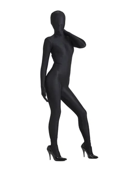 Новый Черный костюм Зентай Взрослые Колготки из Спандекса, Полное Боди, Костюмы для Косплея на Хэллоуин.