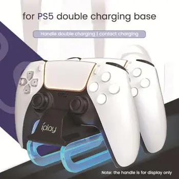 ​Игровая подставка для зарядки PS5 с двумя USB-ручками, док-станция для быстрой зарядки, подставка для зарядного устройства для игрового контроллера PS5, джойстик Joypad, джойстик