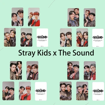 Альбом KPOP Stray Kids The Sound С Фотокарточками на двоих Bright Film LOMO Cards StrayKids HyunJin Felix Selfie Cards Подарки фанатам
