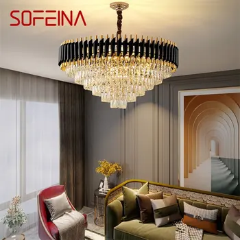 Роскошная люстра SOFEINA, хрустальный подвесной светильник, домашний светодиодный светильник в постмодернистском стиле для гостиной, столовой