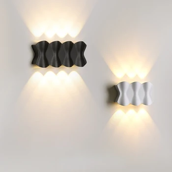 Настенный светильник в скандинавском стиле Прикроватная лампа для спальни Творческая личность Лестница Настенный светильник Проход Отель Настенный светильник для моделирования стен