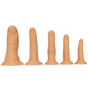 Реалистичный фаллоимитатор с пальцем, анальная пробка для женщин, силиконовый искусственный пенис, мастурбатор для задницы, присоска, секс-инструмент для мужчин, принадлежности для взрослых
