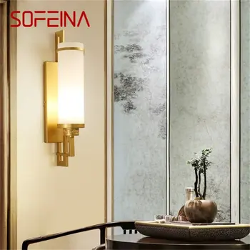 SOFEINA Современный Настенный Светильник 3 Цвета LED Роскошное Бра В помещении Для Дома, Спальни, Гостиной, Офиса