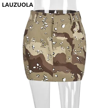Камуфляжные юбки-карго цвета Хаки 2022, летняя модная сексуальная мини-юбка с высокой талией, женская уличная одежда, женские плавки Y2K