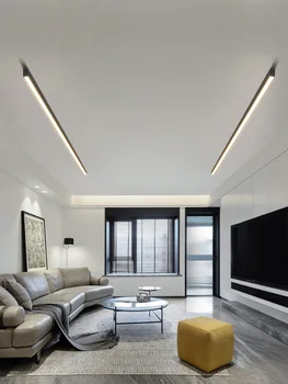 Потолочные светильники с длинной полосой для поверхностного монтажа в скандинавском стиле современный проход балкон спальня столовая гостиная потолочный светильник LED в помещении
