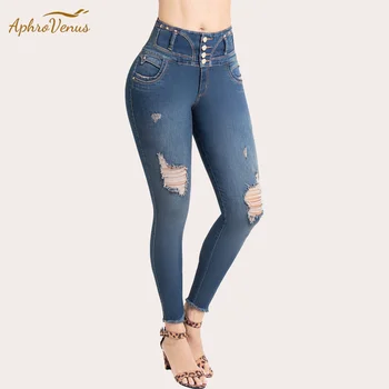 2023 Новые Сексуальные винтажные джинсы-карандаш, Уличная одежда, стрейчевые узкие брюки для женщин, Тонкие стрейчевые джинсовые длинные брюки со средней талией