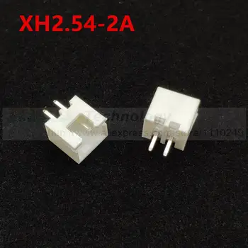 50 шт./лот XH2.54-2A XH2.54 штыревой разъем 2.54 мм 2pin Бесплатная доставка