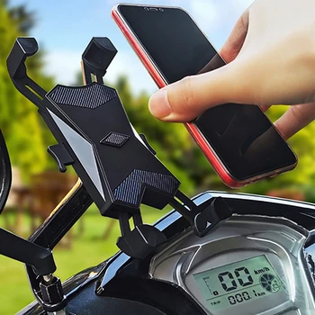 Держатель для велосипедного телефона, вращающийся на 360 градусов, держатель для телефона для мотоцикла, регулируемый нескользящий держатель для телефона для велосипеда, Аксессуары для велосипедов