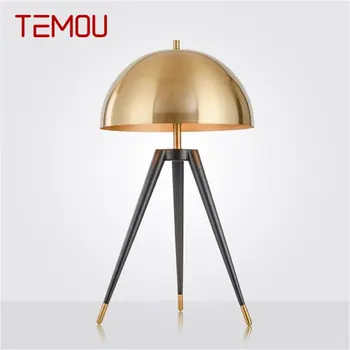 TEMOU Современный Настольный светильник Креативный дизайн Грибовидная Светодиодная Настольная лампа для домашнего декора Гостиная Спальня