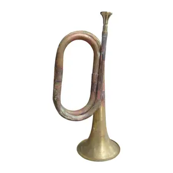Кавалерийская труба Ретро Сигнальный музыкальный инструмент Марширующий горн Трубящий Горн для начинающих школьных кавалерийских оркестров