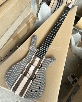 Заводские полуфабрикаты из дерева Зебра, 5-струнные комплекты для электрической бас-гитары, комплекты для гитары 