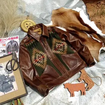 Тотем навахо импортировал восковую печать из воловьей кожи (батик)