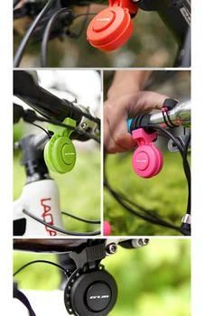 GUB Электрический велосипедный звонок USB зарядка велосипеда Велоспорт 120 дБ Кольцо на руле Звонок 3 Режима Звука Безопасность Водонепроницаемый велосипед Электрический звонок