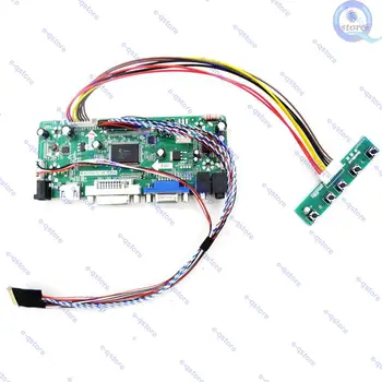 e-qstore: Превратите Панельный дисплей CLAA101NC05 в монитор-LCD /LED Плата драйвера контроллера Lvds Diy Kit HDMI-совместимый VGA