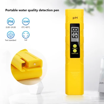 Тестер контроля качества воды 2 в 1, детектор pH-температуры для питьевой воды
