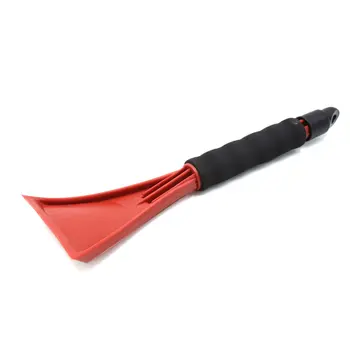 uxcell Длина 315 мм Ручка с поролоновым покрытием Лобовое стекло автомобиля Лопата для льда Скребок для снега Красный