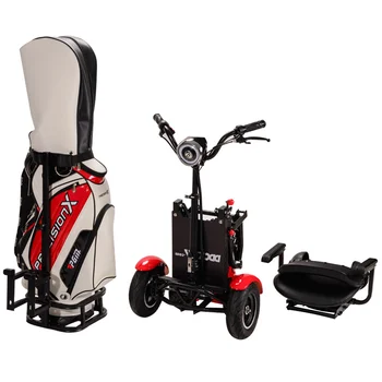 4-колесные мобильные медицинские складные гольф-скутеры с толстыми шинами для взрослых, инвалидов и пожилых людей