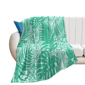 Самый продаваемый завод по низкой цене, коралловое одеяло с принтом, Полинезийский Гуам, Таити, традиционный стиль, покрывало для дивана, одеяло